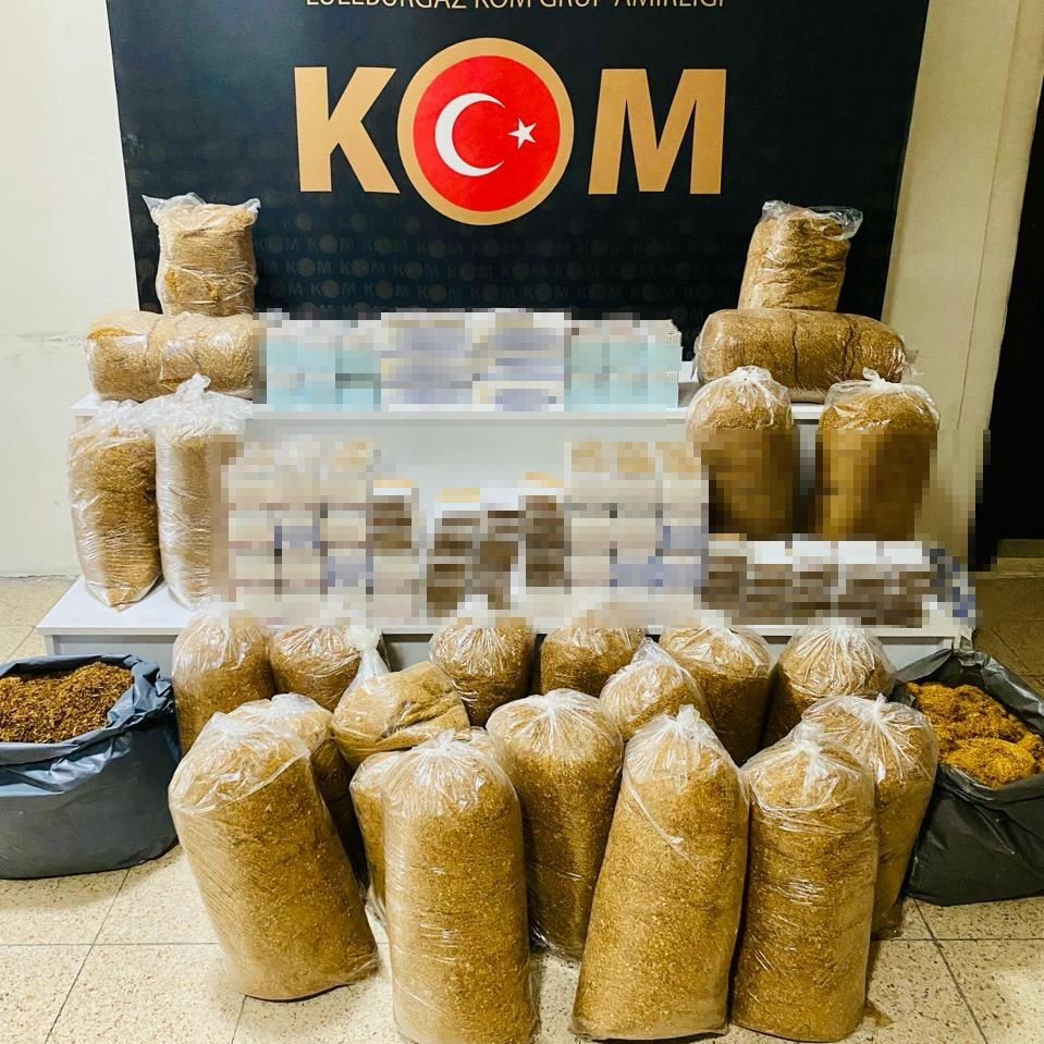 Kırklareli&rsquo;nde &lsquo;sis&rsquo; operasyonu: Ka&ccedil;ak t&uuml;t&uuml;n ele ge&ccedil;irildi

