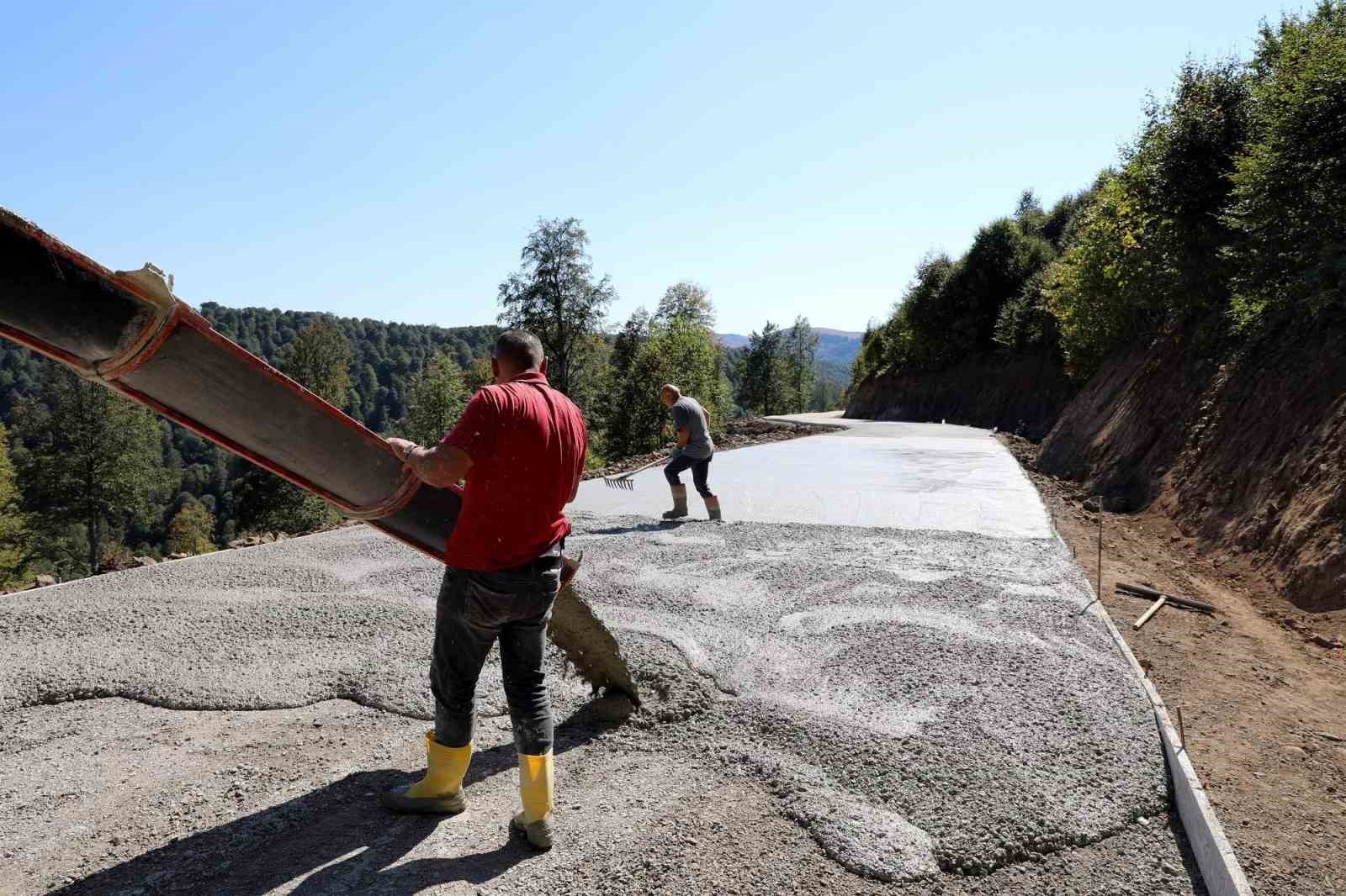Ordu&rsquo;da yaylalar &lsquo;yeşil yol&rsquo; ile birleşiyor
