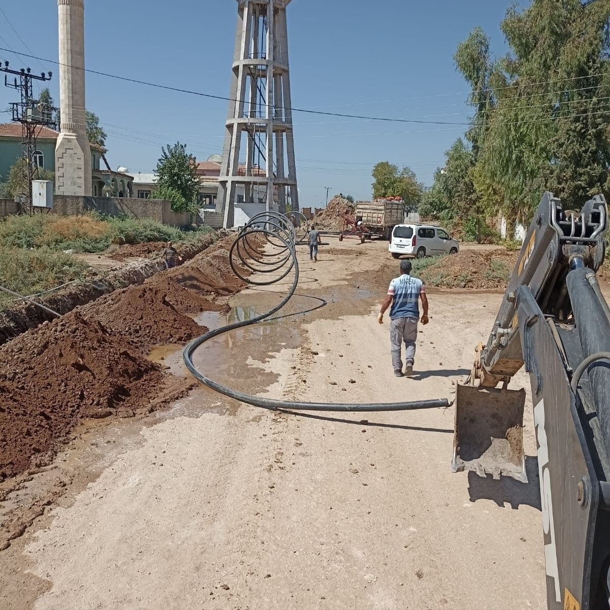 Kızıltepe&rsquo;de i&ccedil;me suyu ve altyapı &ccedil;alışmaları devam ediyor
