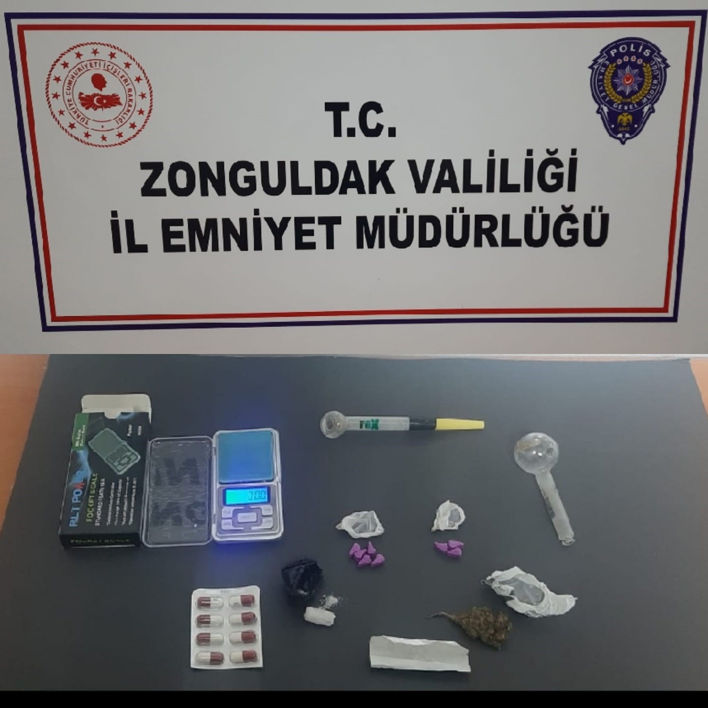 Zonguldak’ta uyuşturucu operasyonu: 1 tutuklu