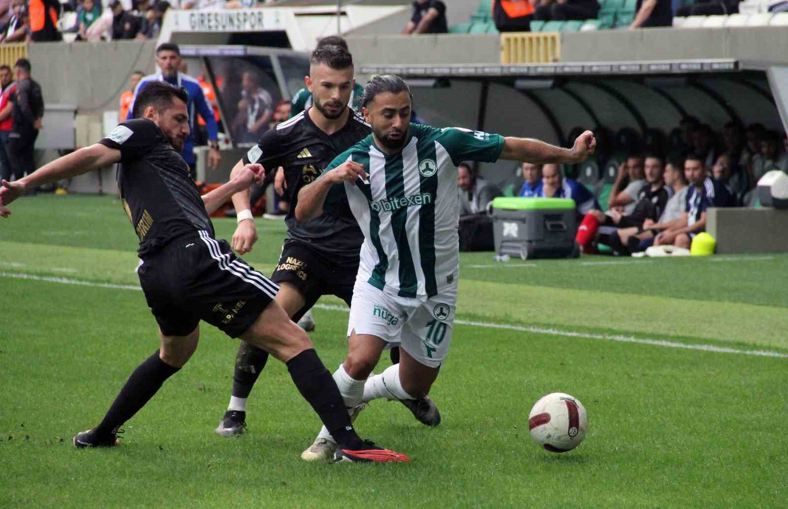 Trendyol 1. Lig: Giresunspor: 0 - Altay: 0
