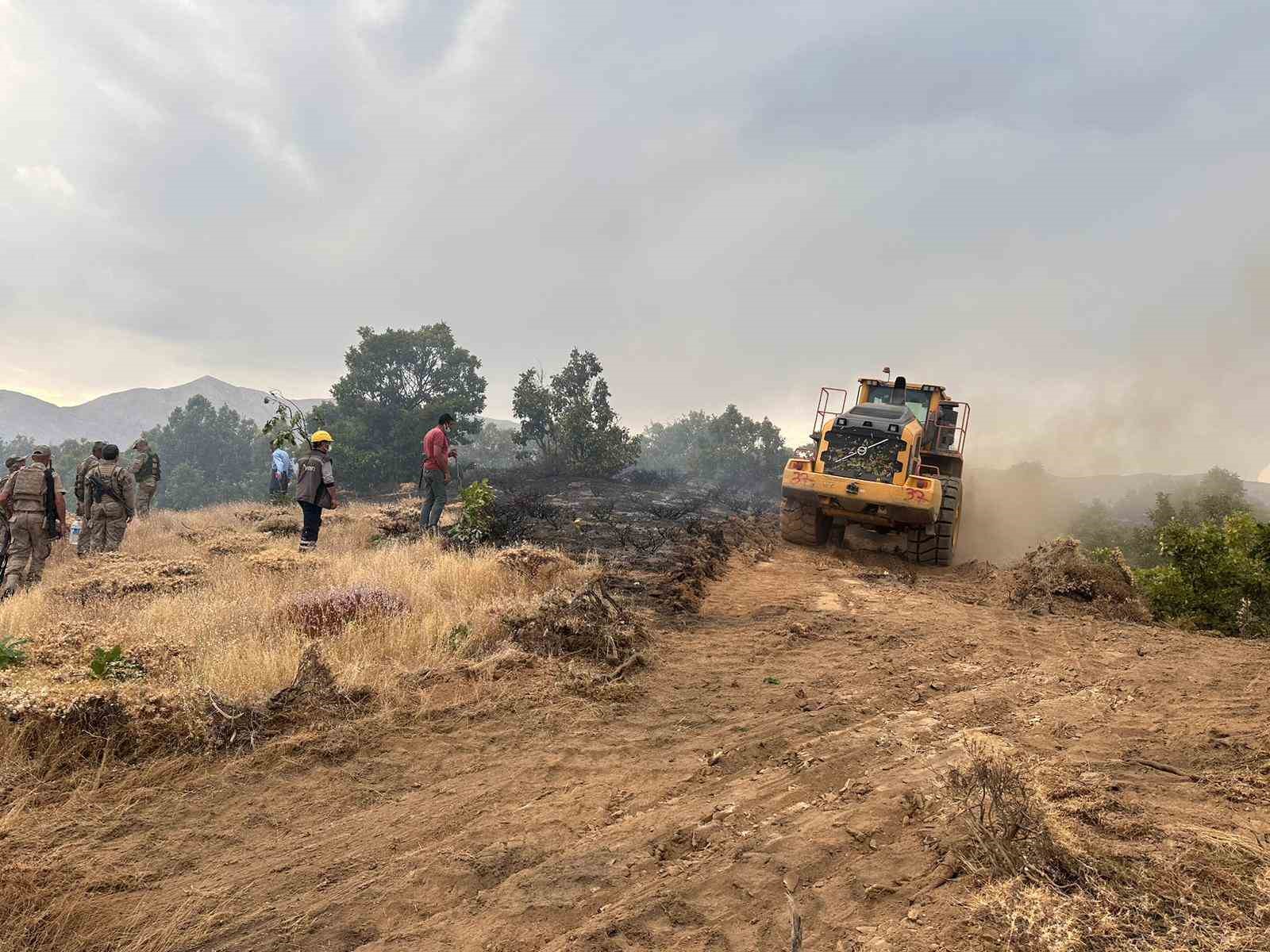 Bingöl’de ormanlık alanda çıkan yangın söndürüldü