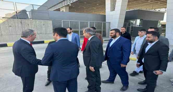 Türk Ocaklarından Bakan Maruf’a Habur’da karşılama