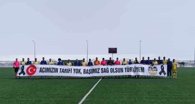 Maçın geliri depremzedelere bağışlandı
