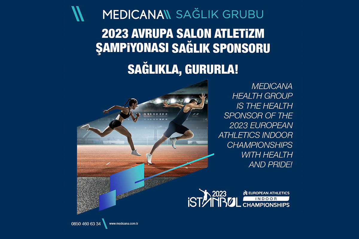 Medicana Sağlık Grubu, 2023 Avrupa Salon Atletizm Şampiyonası’nın sağlık sponsoru oldu