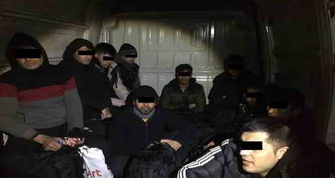 Kırklareli’nde 10 kaçak göçmen yakalandı