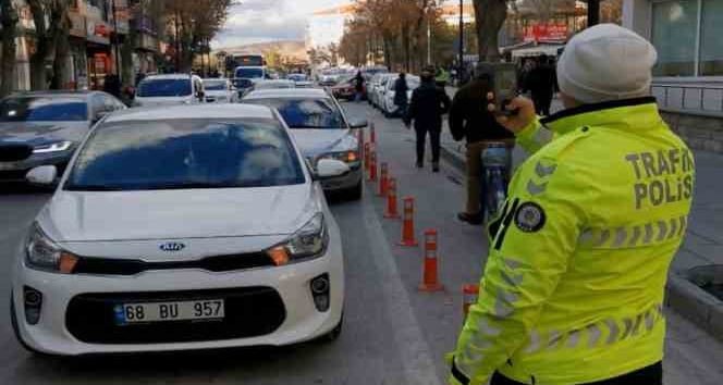 Aksaray’da 1 ayda 650 araca hatalı parktan cezai işlem uygulandı