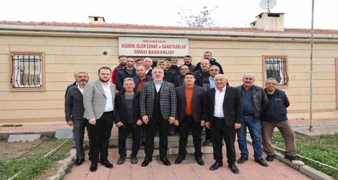Başkan Savran, Madeni İşler Esnaf Ve Sanatkarlar Odası’nı ziyaret etti
