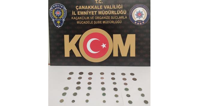Çanakkale’de tarihi eser kaçakçılığı operasyonu