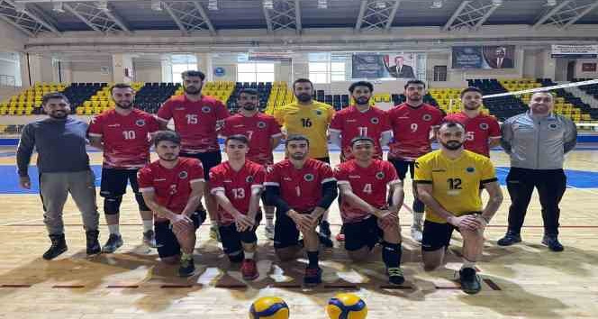 Siirt Belediyesi erkek voleybol takımı turnuvaya hazırlanıyor