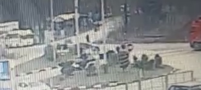 Zonguldak’ta tırın otomobille çarpışma anı kamerada