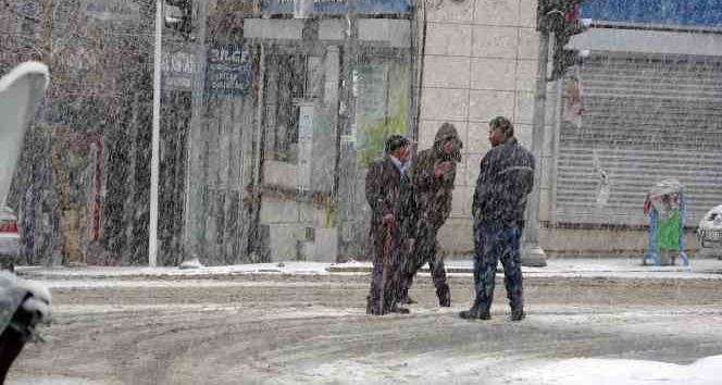 Ardahan mart ayında yağan karla beyaza büründü