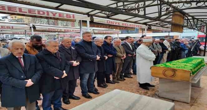 Ünye eski belediye başkanı Cerrahoğlu, son yolculuğuna uğurlandı