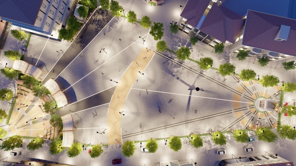 Sarıg&ouml;l&rsquo;&uuml;n kent meydanı projesinde yer teslimi yapıldı
