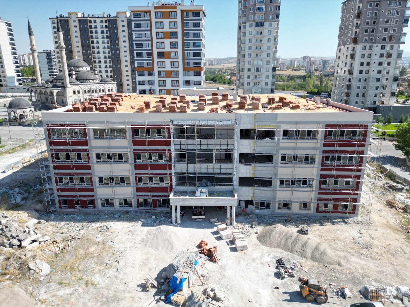 Türkiye’de en Çok Okul Yapan Melikgazi’de Okul Yapımları Devam Ediyor