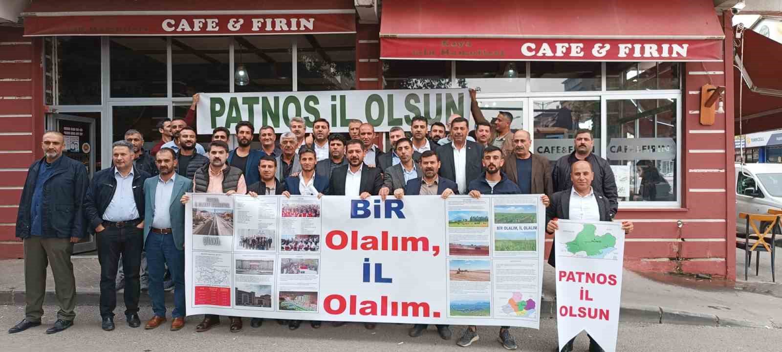 Ağrı’nın Patnos ilçesinde “Bir Olalım İl Olalım” sloganı adı altında bir araya gelen STK’lar bir ilke imza attı.
