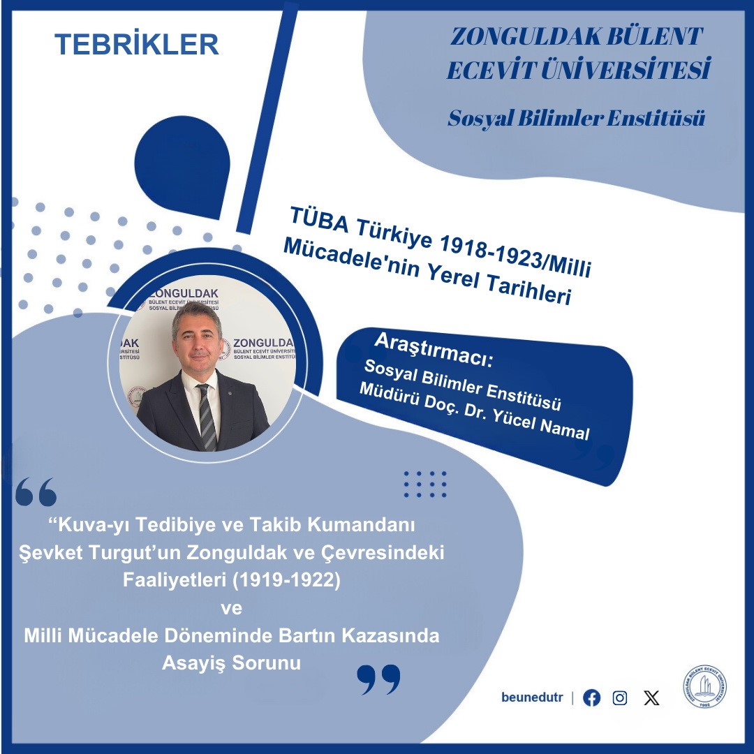 ZBEÜ Öğretim Üyeleri “Türkiye 1918-1923/Milli Mücadele’nin Yerel Tarihleri” projesinde yer aldı