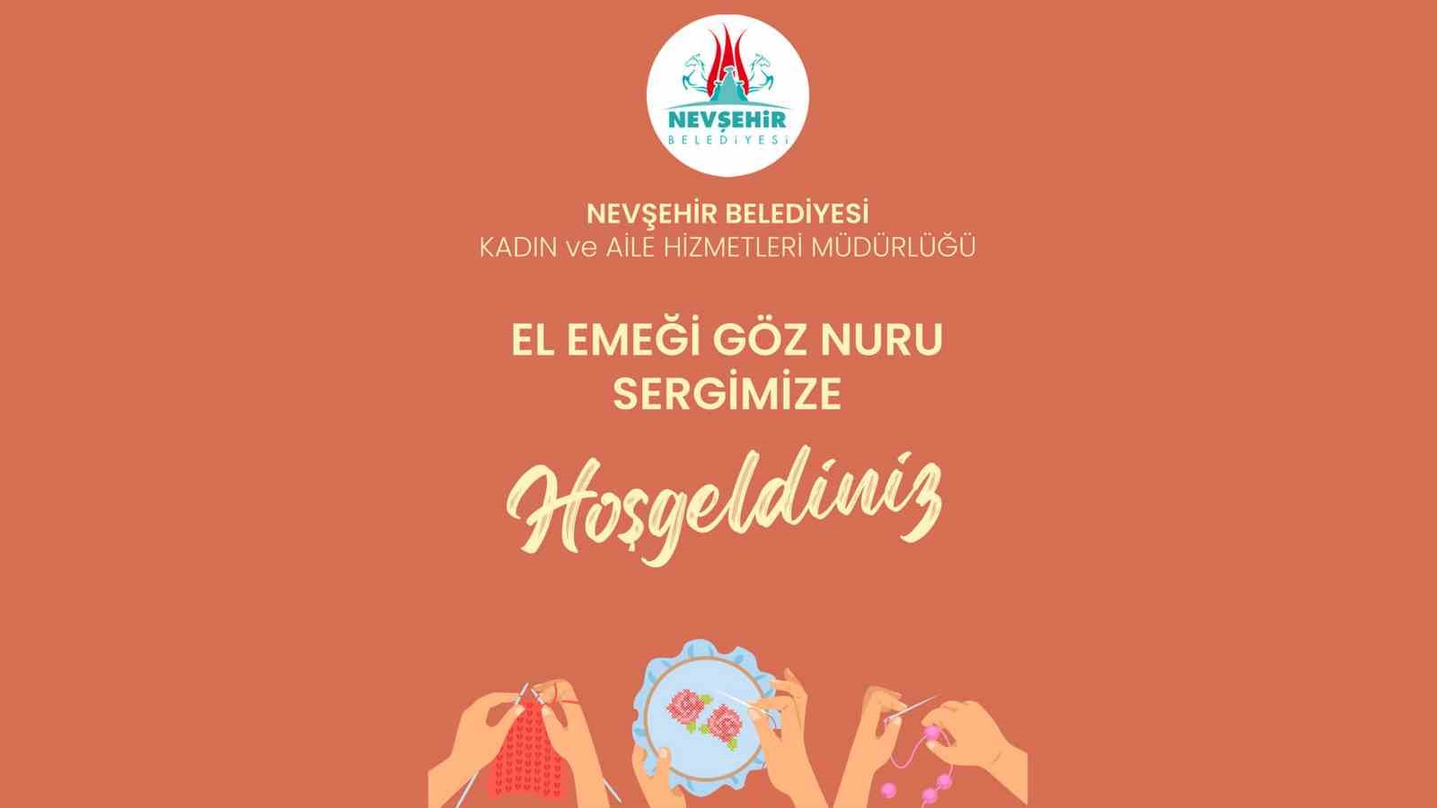 ’El Emeği Göz Nuru’ sergisi Nissara Avm’de açılacak