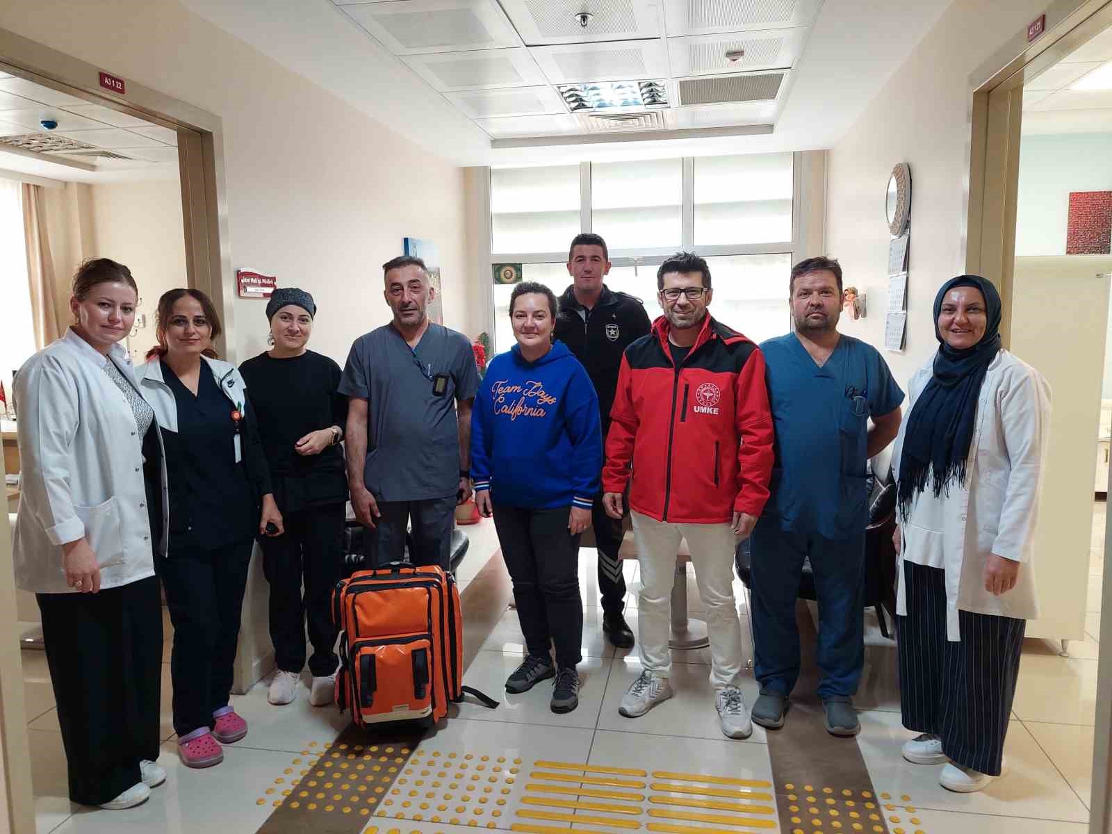Hastanede "Mavi Kod" tatbikatı