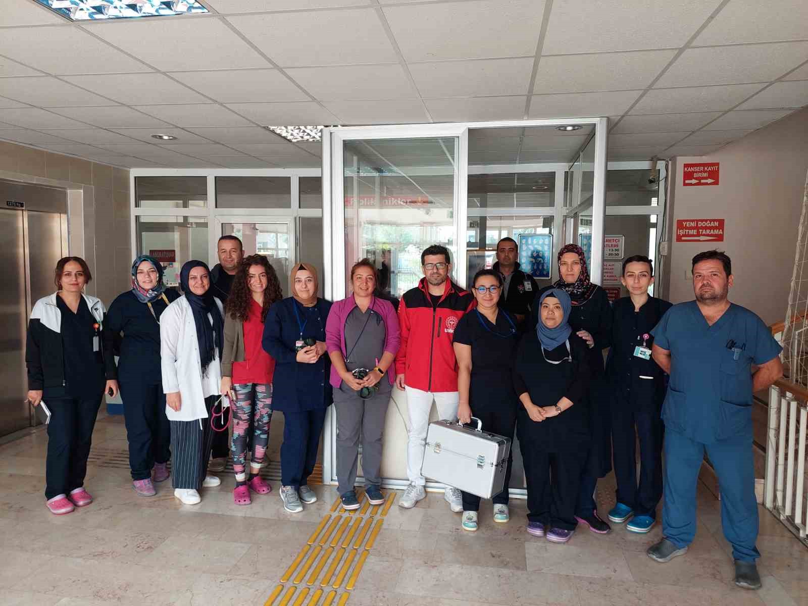 Hastanede "Mavi Kod" tatbikatı
