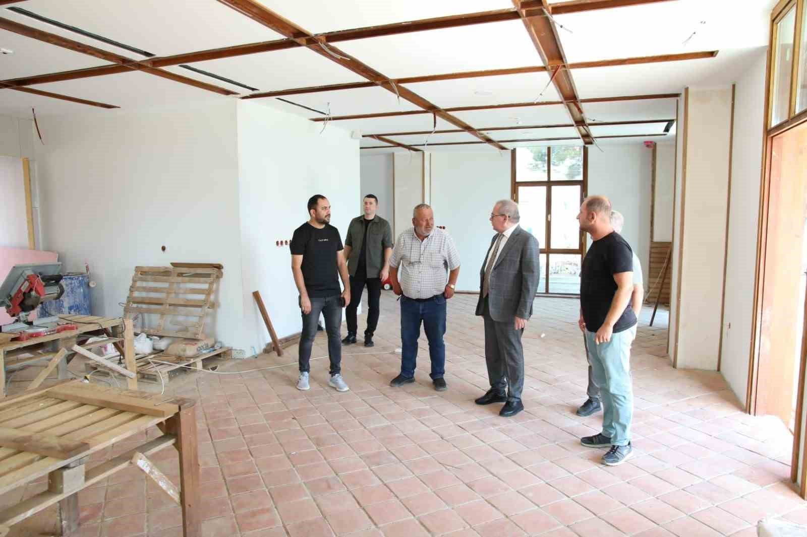 S&uuml;mb&uuml;l Konağı&rsquo;nın y&uuml;zde 98&rsquo;i tamamlandı
