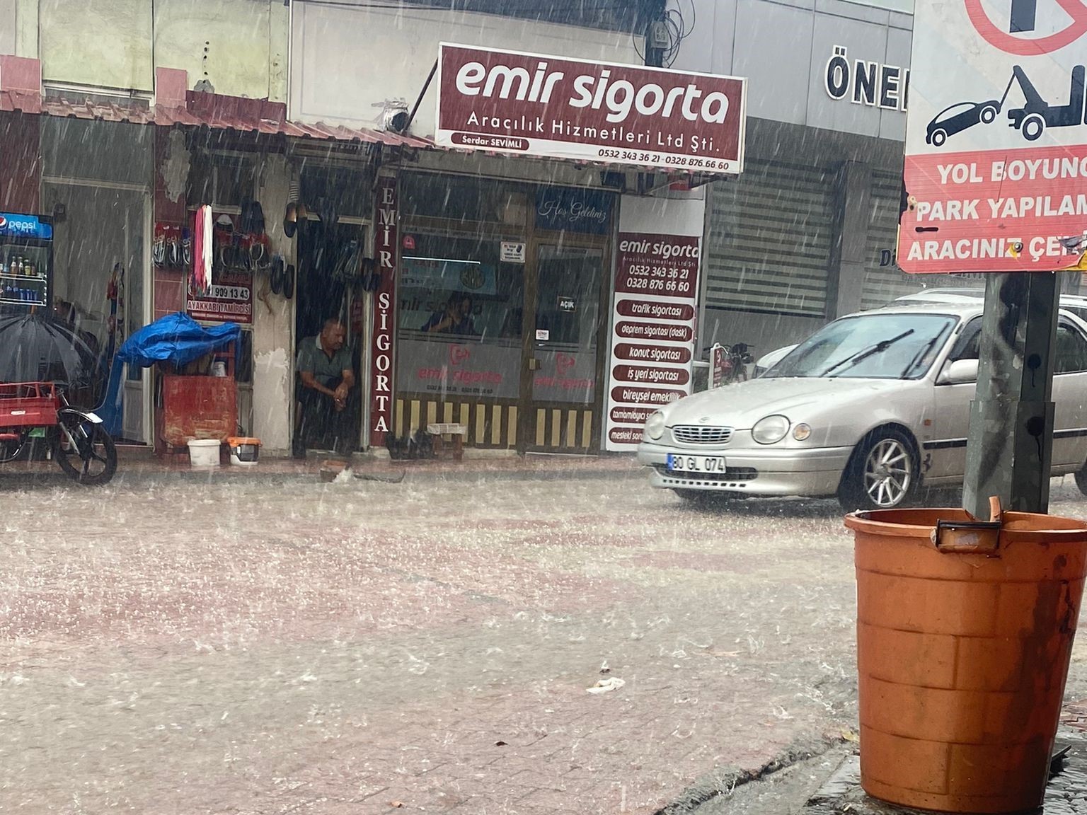 Osmaniye’de kuvvetli yağış hayatı olumsuz etkiledi
