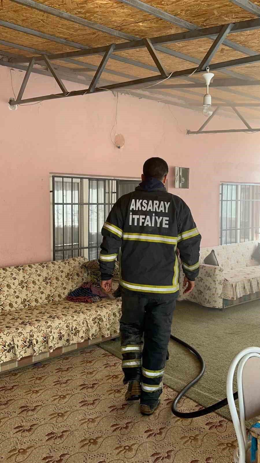 Ocakta unutulan yemek yangına neden oldu
