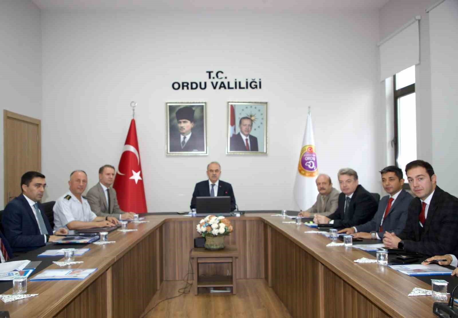 Ordu’da ‘İl Güvenlik ve Asayiş Koordinasyon Toplantısı’ yapıldı