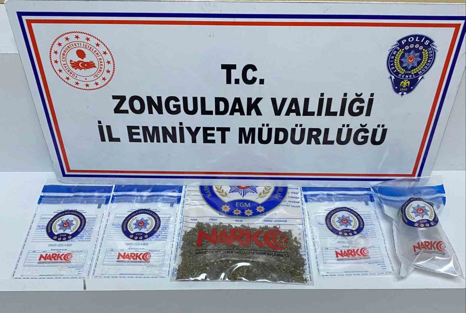 Zonguldak’ta uyuşturucu operasyonu
