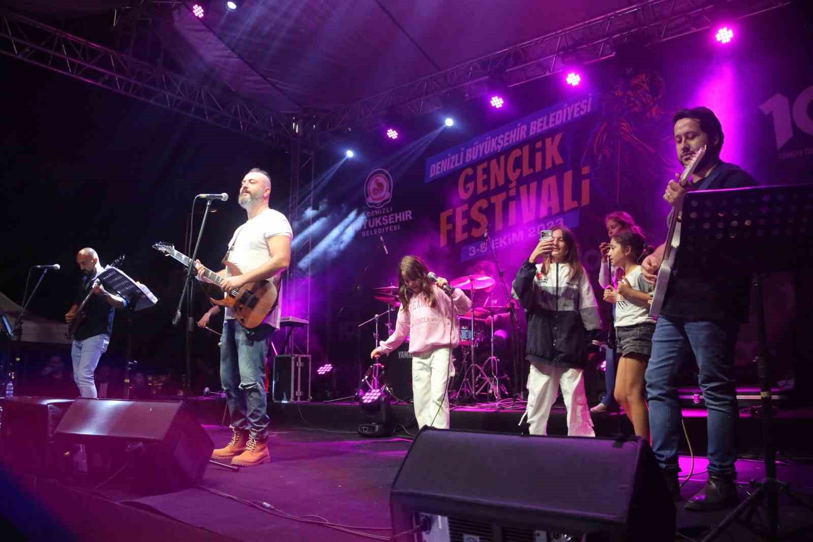 Denizli Büyükşehirin Gençlik Festivali başladı