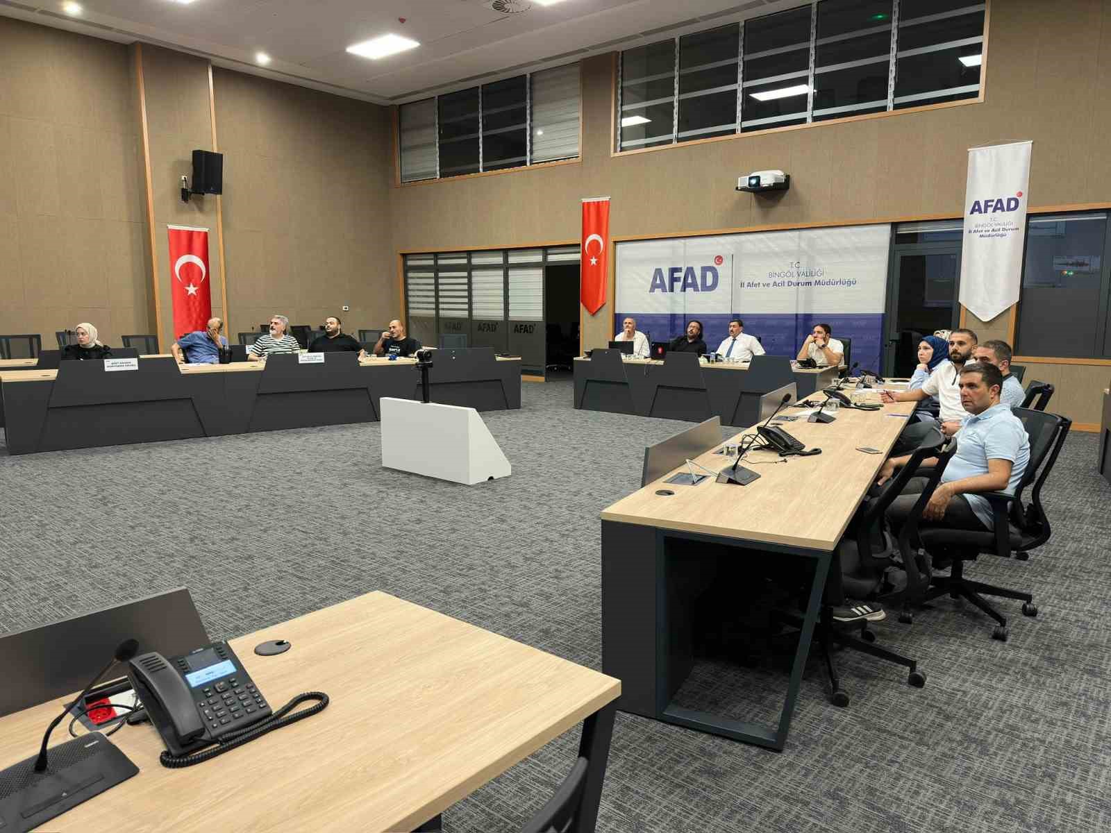 Bing&ouml;l&rsquo;de il afet risk azaltma planı toplantısı yapıldı
