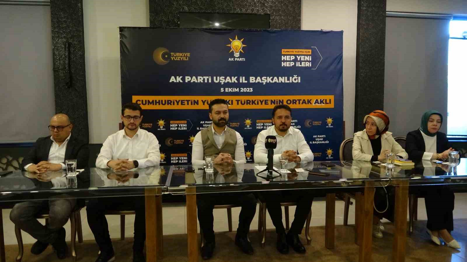 Uşak AK Parti&rsquo;den b&uuml;y&uuml;k kongreye davet
