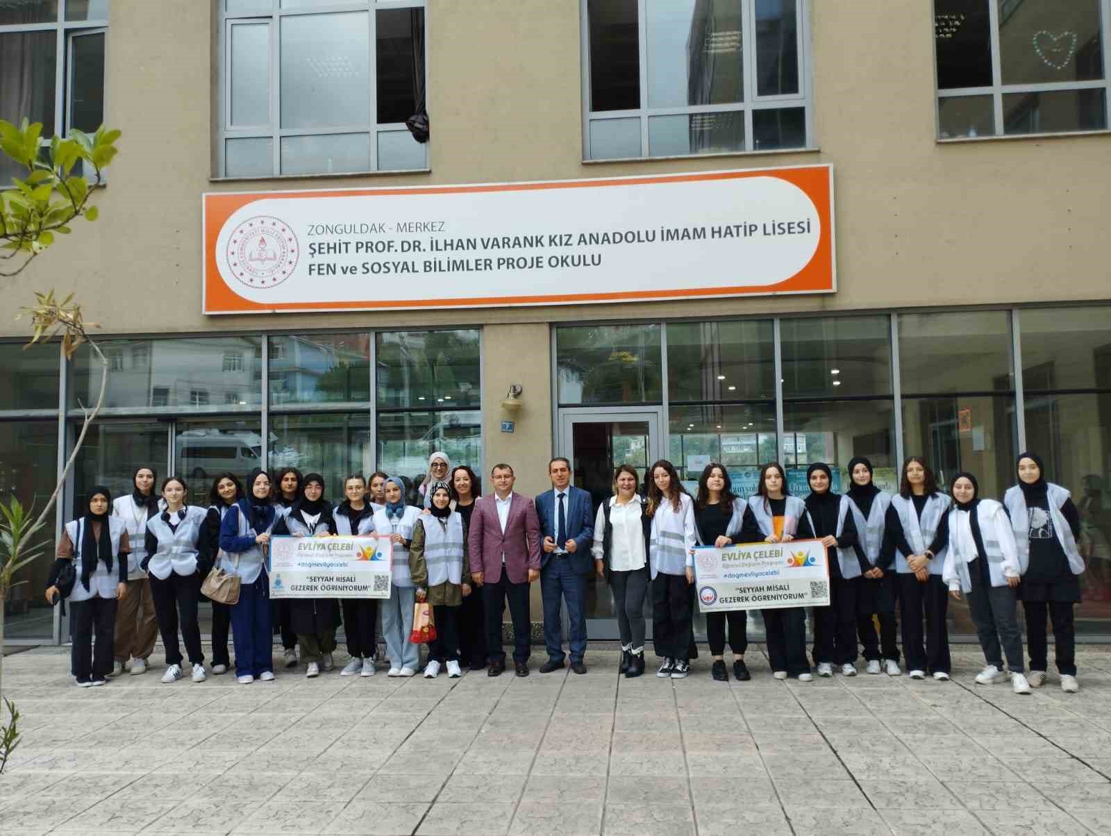 &Ouml;ğrenciler "Seyyah Misali Gezerek &Ouml;ğreniyorum" projesiyle Zonguldak&rsquo;ta
