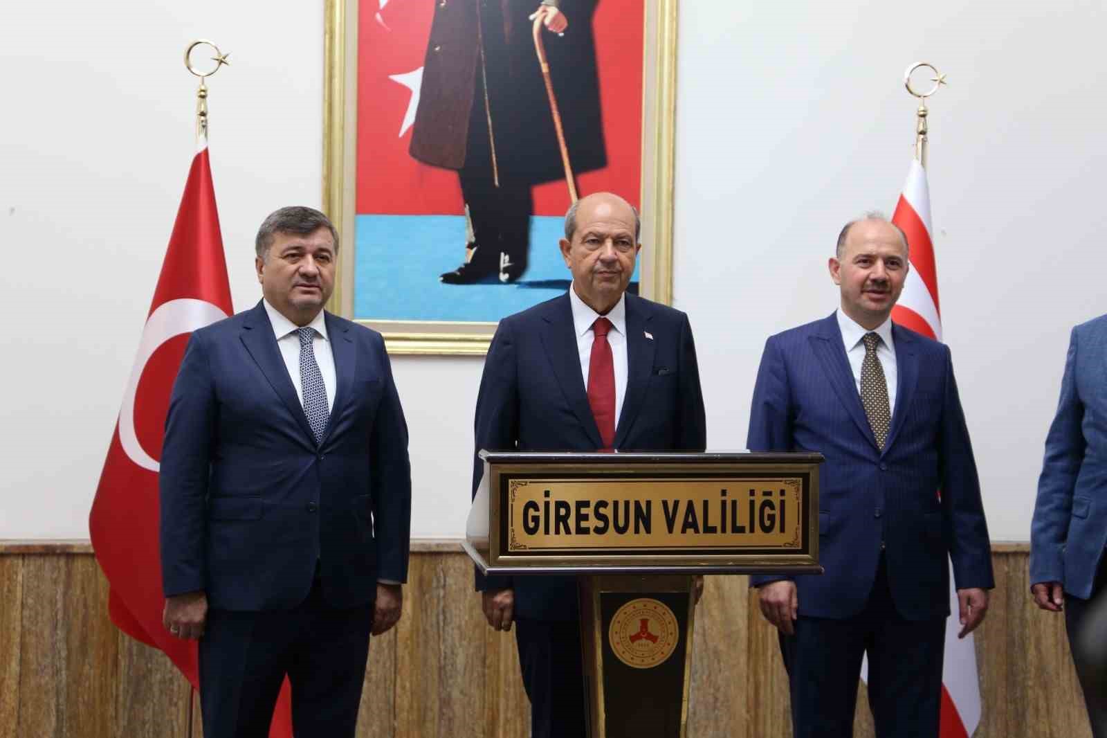 KKTC Cumhurbaşkanı Tatar Giresun’da