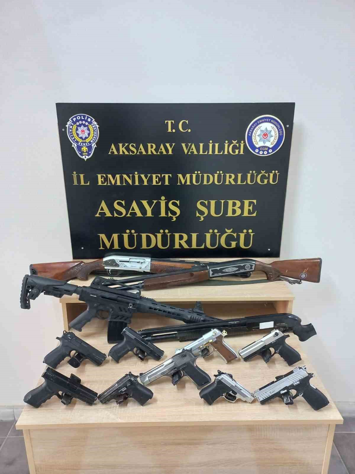 Aksaray&rsquo;da 1 ayda 62 ş&uuml;pheli tutuklandı
