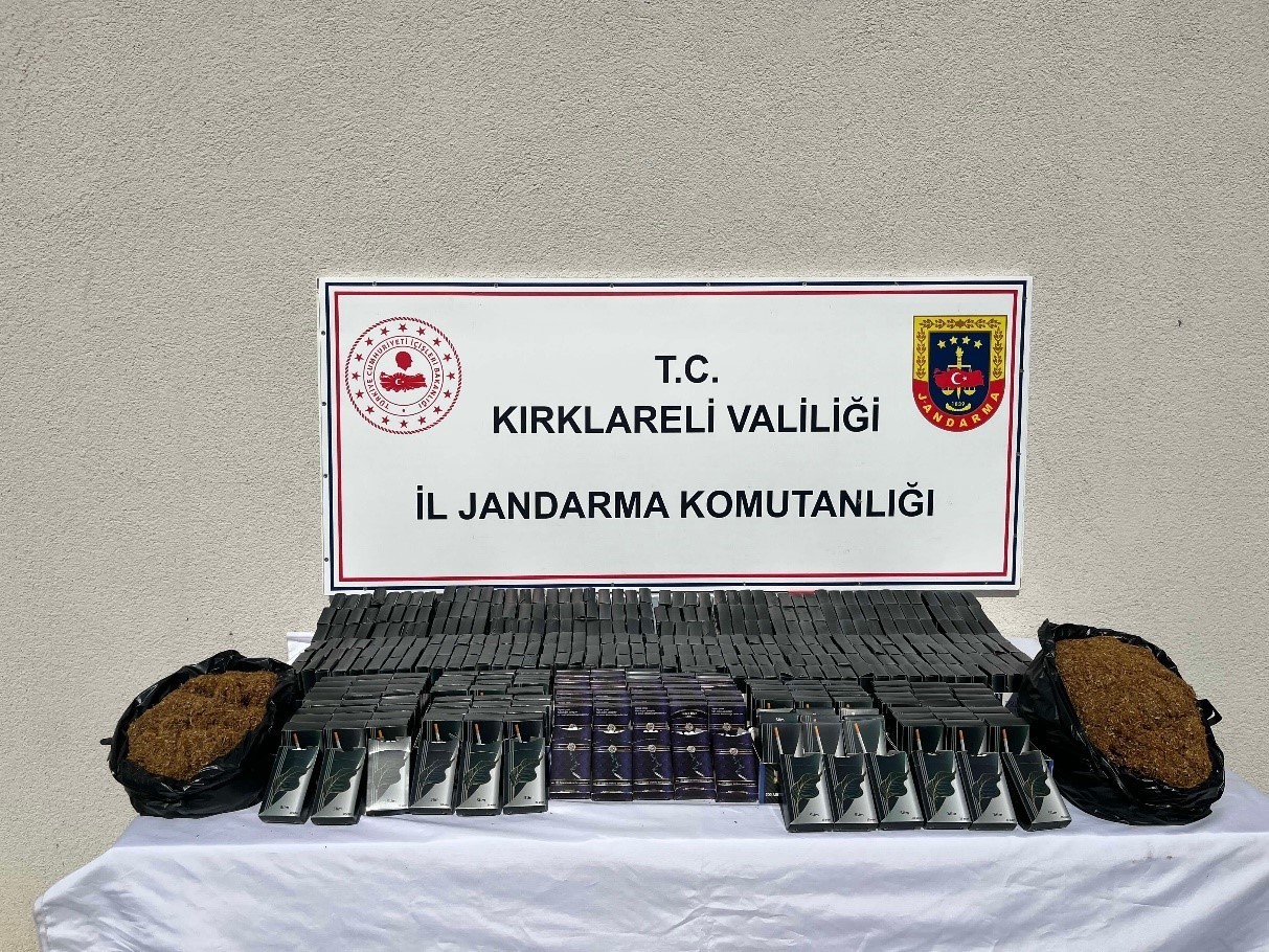 Kırklareli’nde 164 bin 485 kök kenevir ele geçirildi