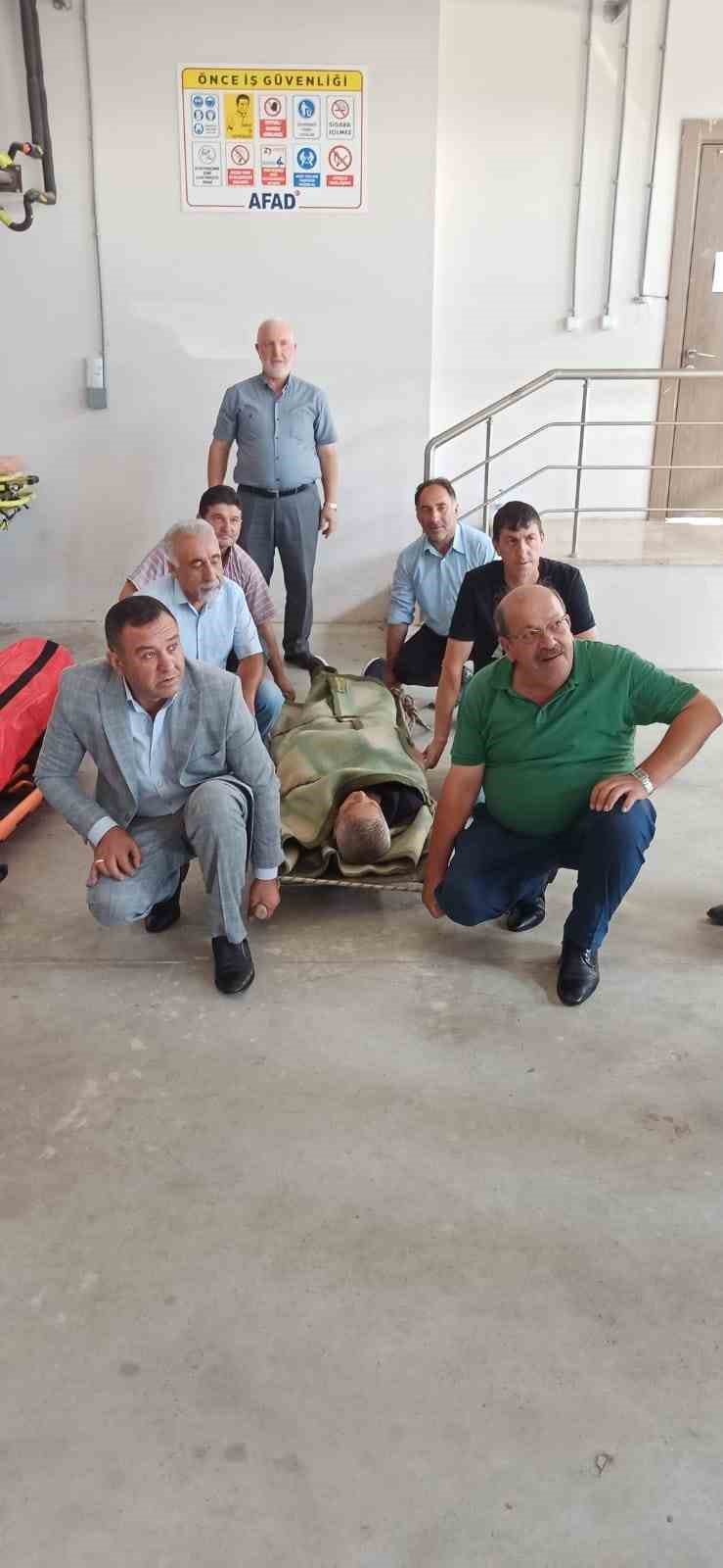 Muhtarlara afet destek eğitimi
