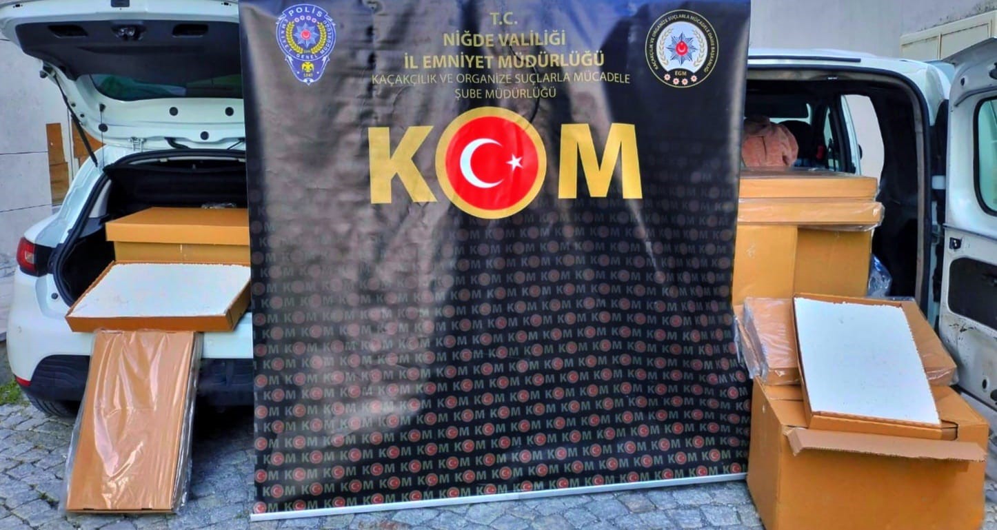 Niğde&rsquo;de g&uuml;mr&uuml;k ka&ccedil;ağı makaron ele ge&ccedil;irildi
