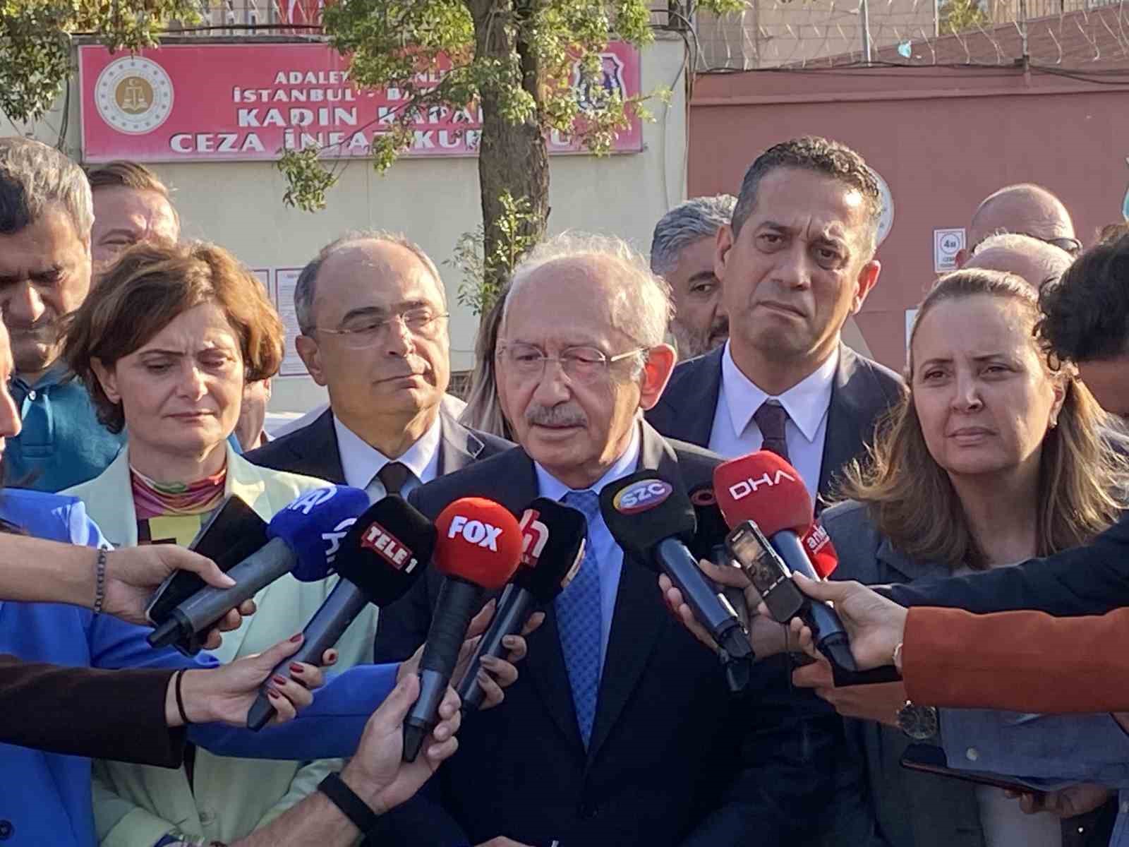 Kılıçdaroğlu, Gezi davası tutukluları Mater ve Özerden’i ziyaret etti