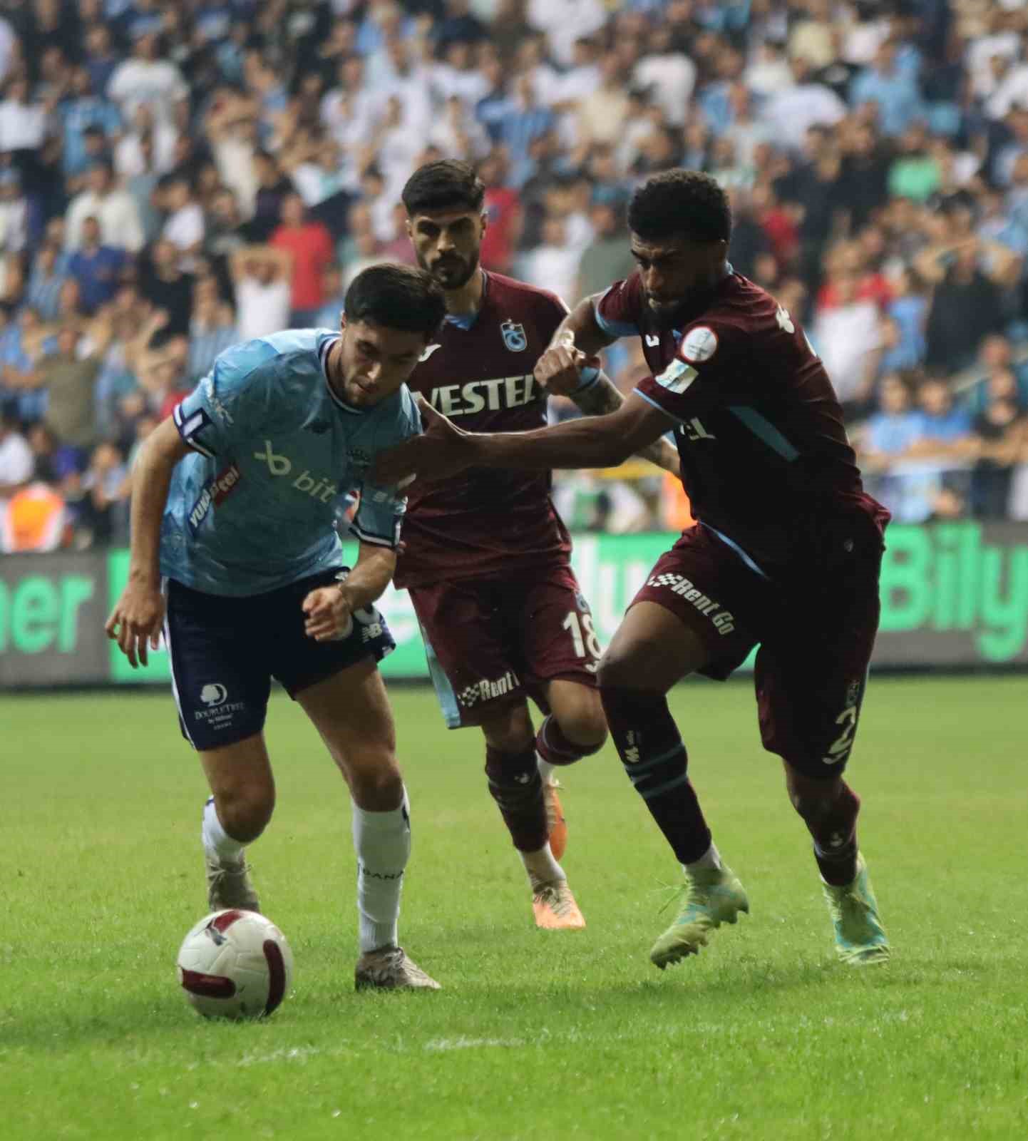 Trendyol Süper Lig: Adana Demirspor: 1 - Trabzonspor: 0 (Maç sonucu)
