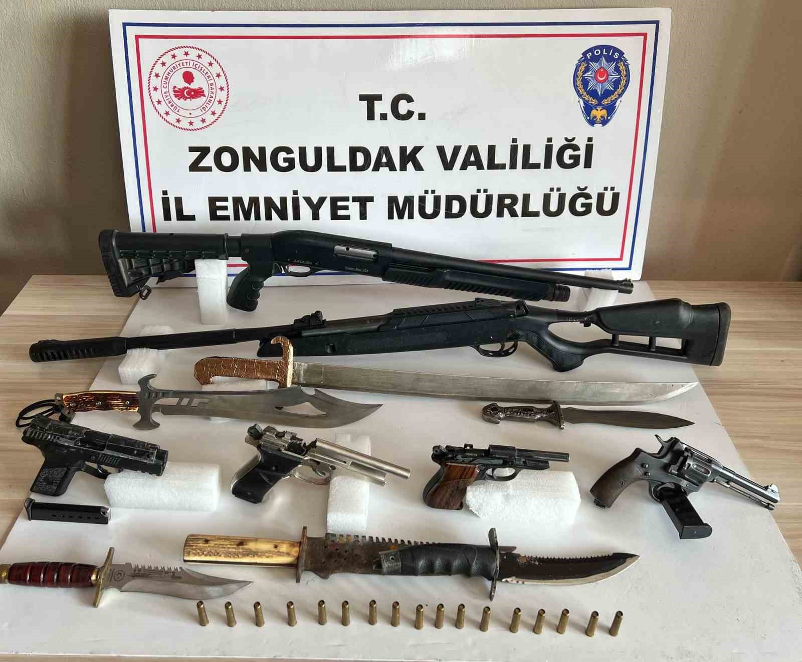 Kafes operasyonunda Zonguldak’ta 18 şüpheli gözaltında