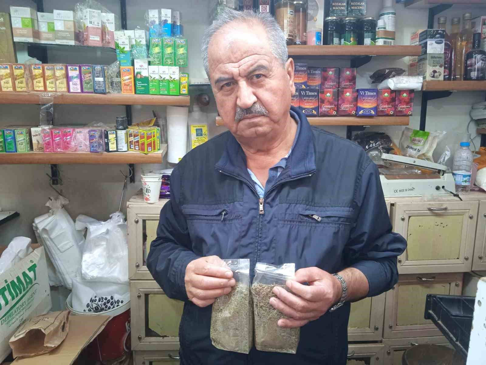 Vatandaşların baharatçılarda yeni gözdesi ‘dağ kekiği’