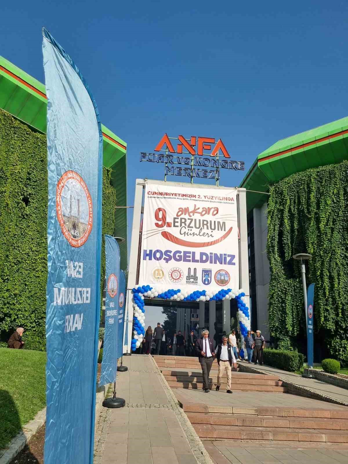 9. Ankara Erzurum Günleri Ankara’da başladı