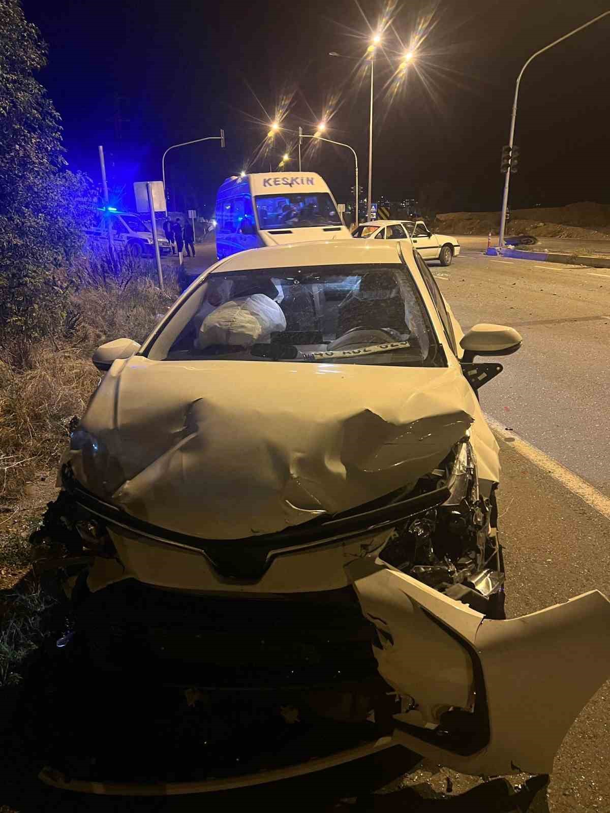 Kırıkkale’de otomobiller çarpıştı: 1 ölü, 2 yaralı