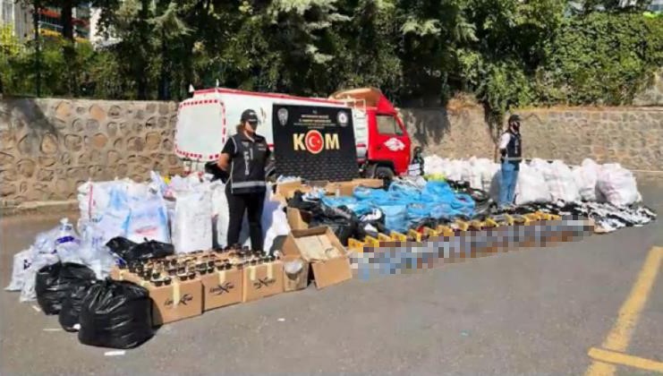 Diyarbakır’da 127 adet tabanca ve binlerce kaçak ürün ele geçirildi