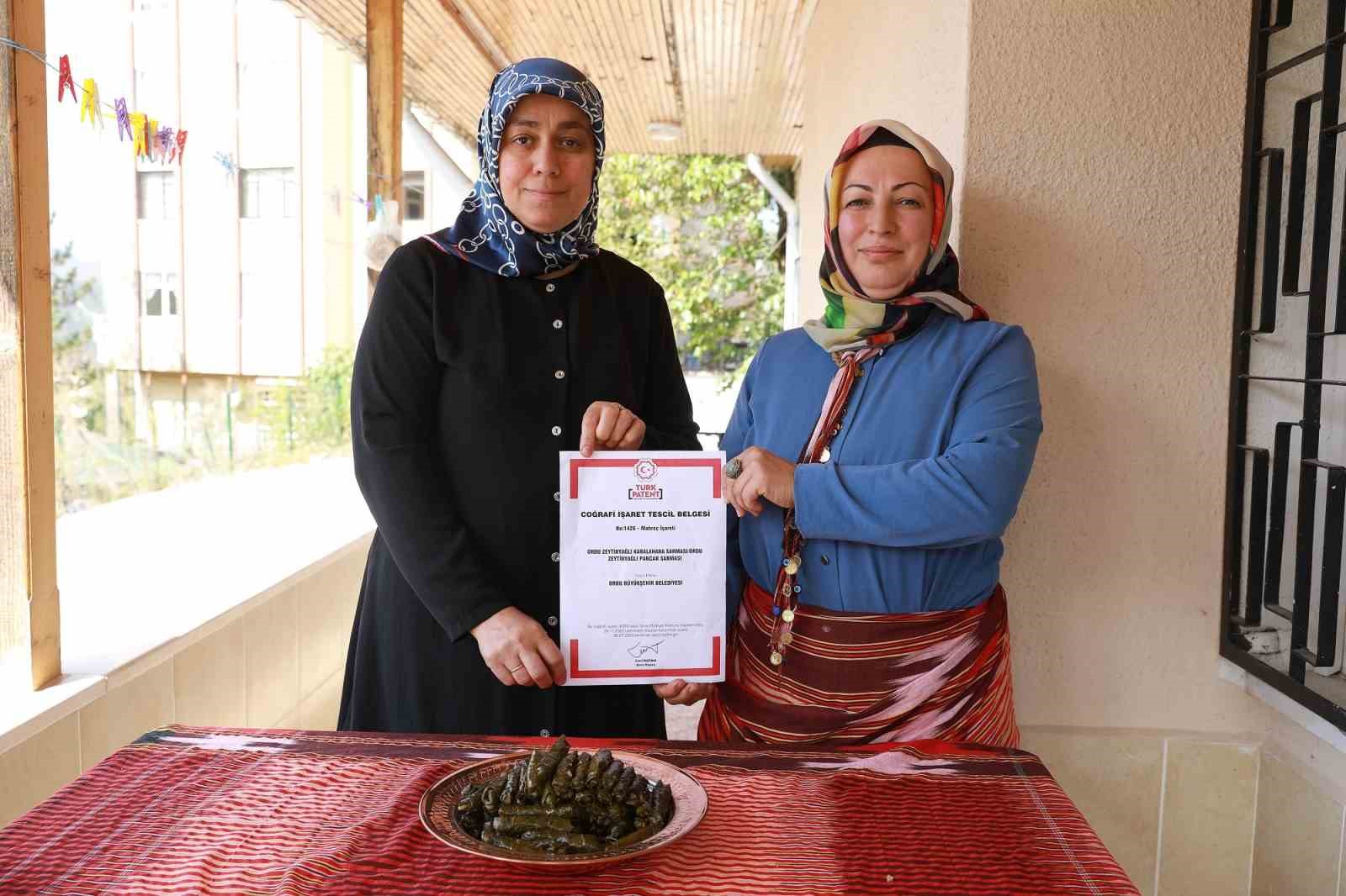 Ordu&rsquo;da &lsquo;zeytinyağlı karalahana sarması&rsquo; tescillendi

