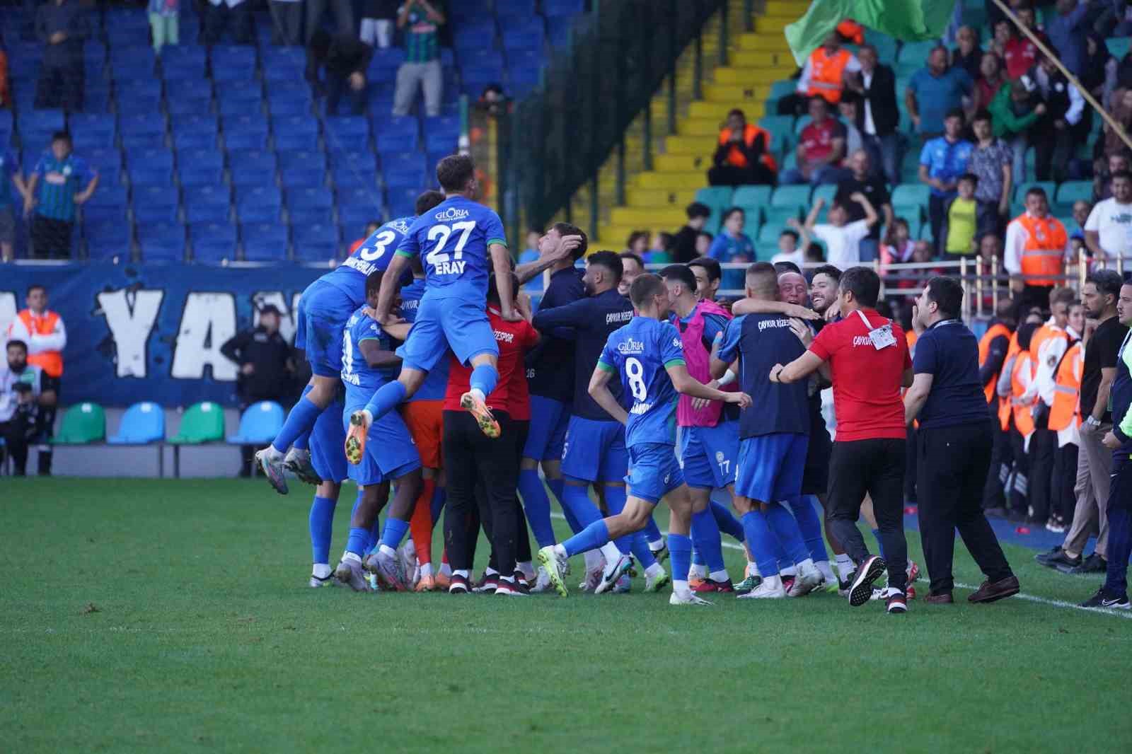 Trendyol Süper Lig: Çaykur Rizespor: 1 - Samsunspor: 0 (Maç sonucu)