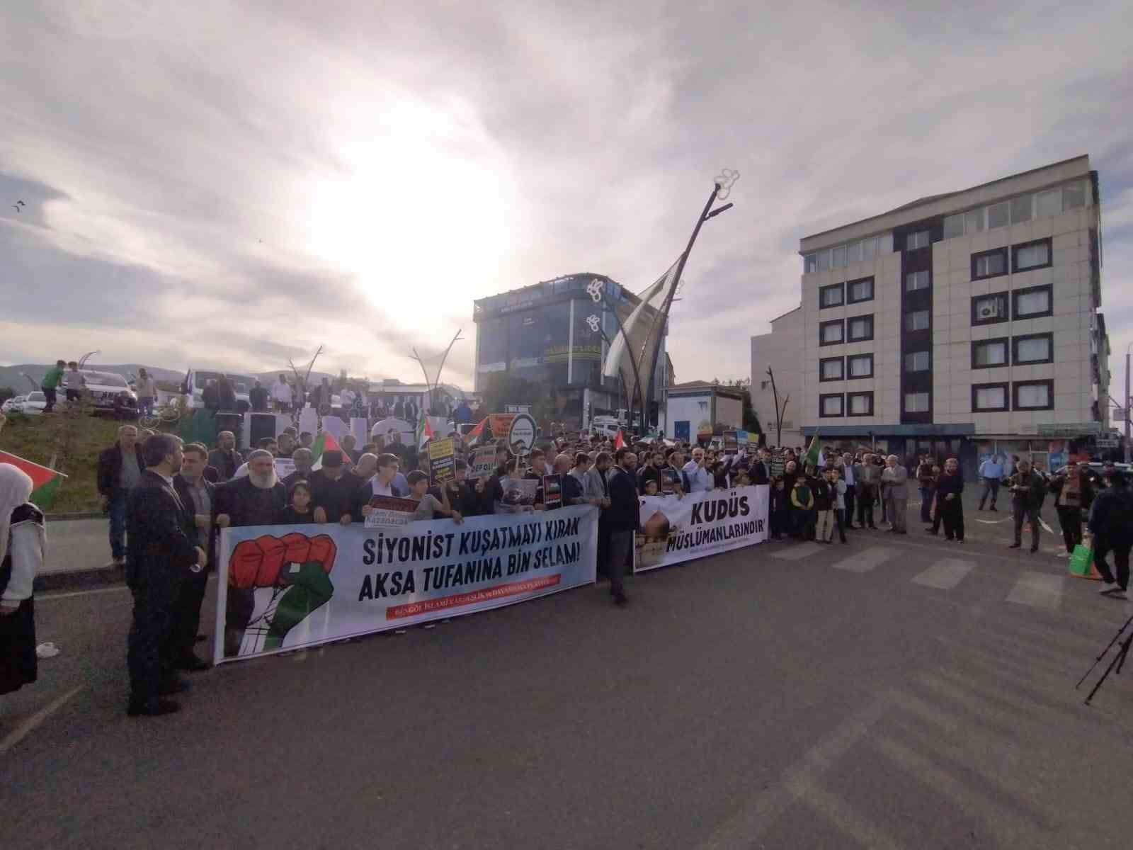 Bingöl’den Filistin’e destek çağrısı