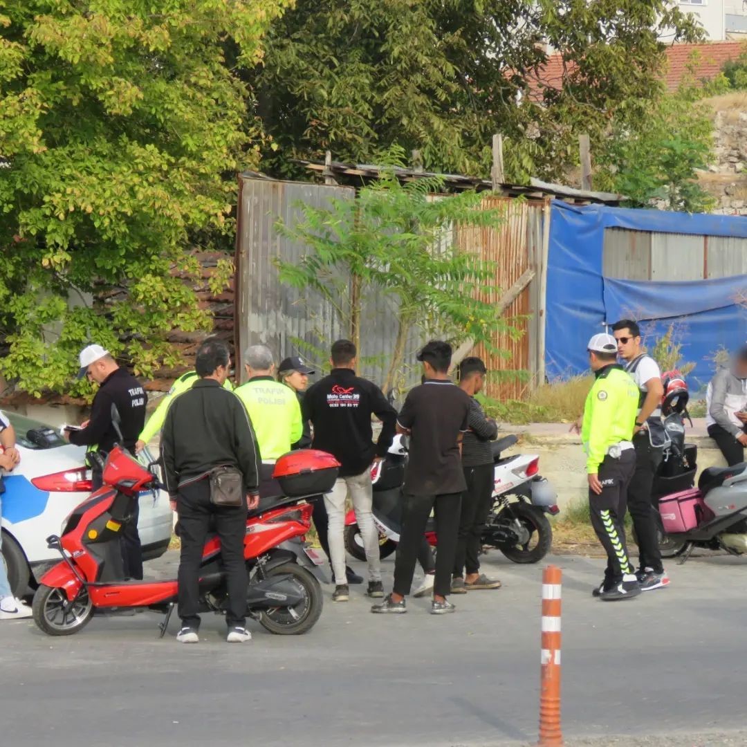 Kırklareli’nde motosiklet denetimi: 118  sürücüye ceza