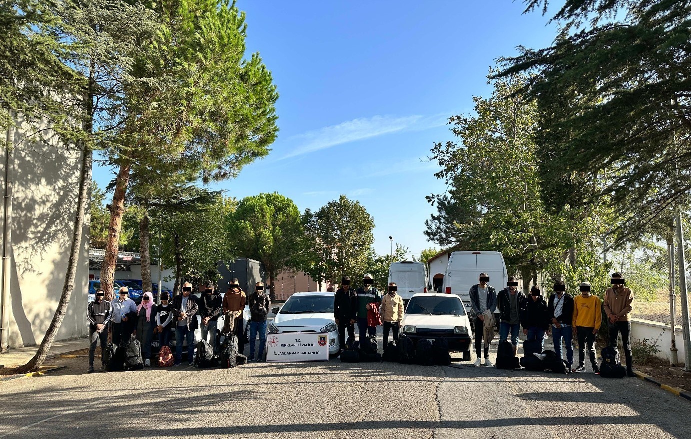 Kırklareli’nde 984 kaçak göçmen yakalandı
